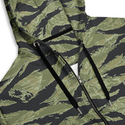 Tiger Stripe Sea Wave CAMO Unisex Zip Hoodie