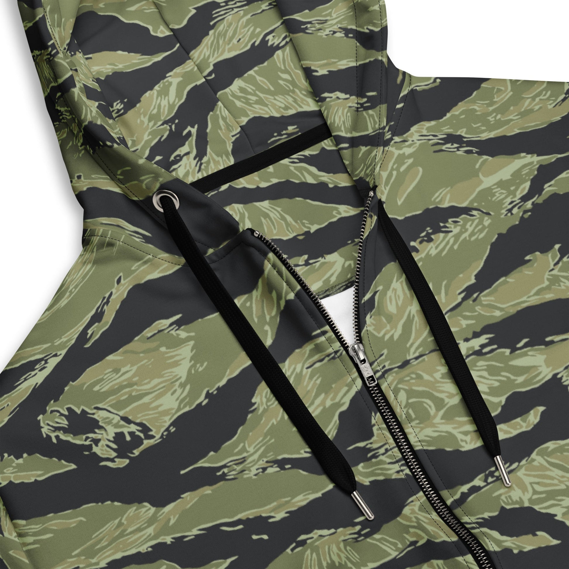 South Vietnamese Sea Wave Tiger Stripe CAMO Unisex Zip Hoodie