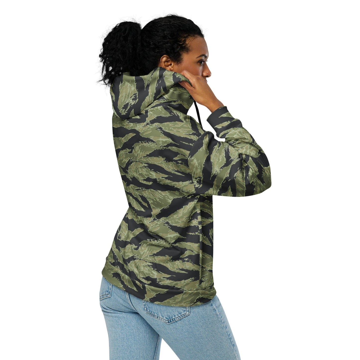 South Vietnamese Sea Wave Tiger Stripe CAMO Unisex Zip Hoodie