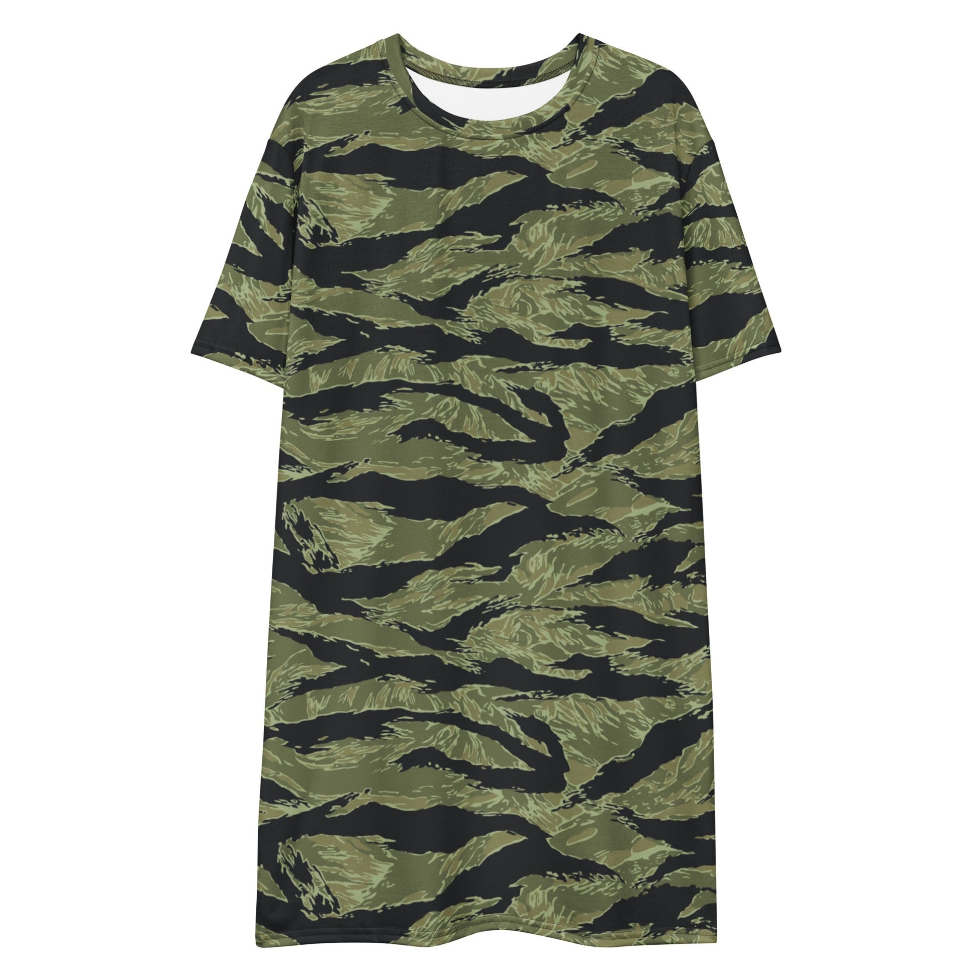 South Vietnamese Sea Wave Tiger Stripe CAMO Womens T-Shirt Dress