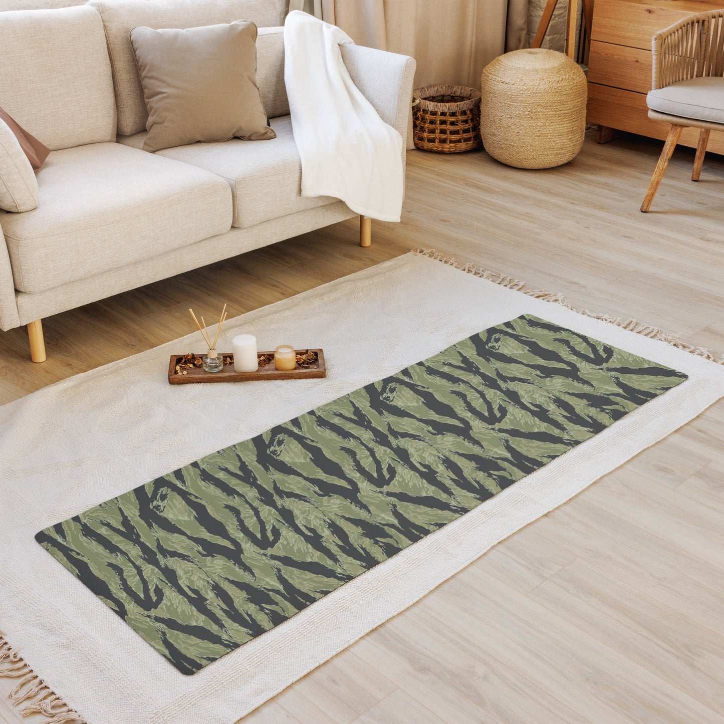 South Vietnamese Sea Wave Tiger Stripe CAMO Yoga Mat