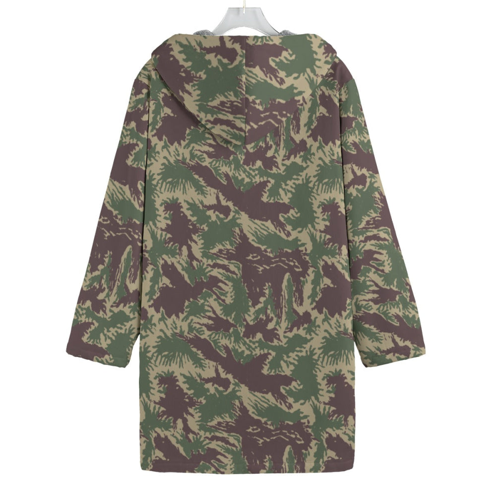 South Vietnamese Starburst CAMO Men’s Canvas Horn Buckle Fleece Windbreaker - Mens