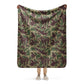 South Vietnamese Starburst CAMO Sherpa blanket - 50″×60″ - Blankets