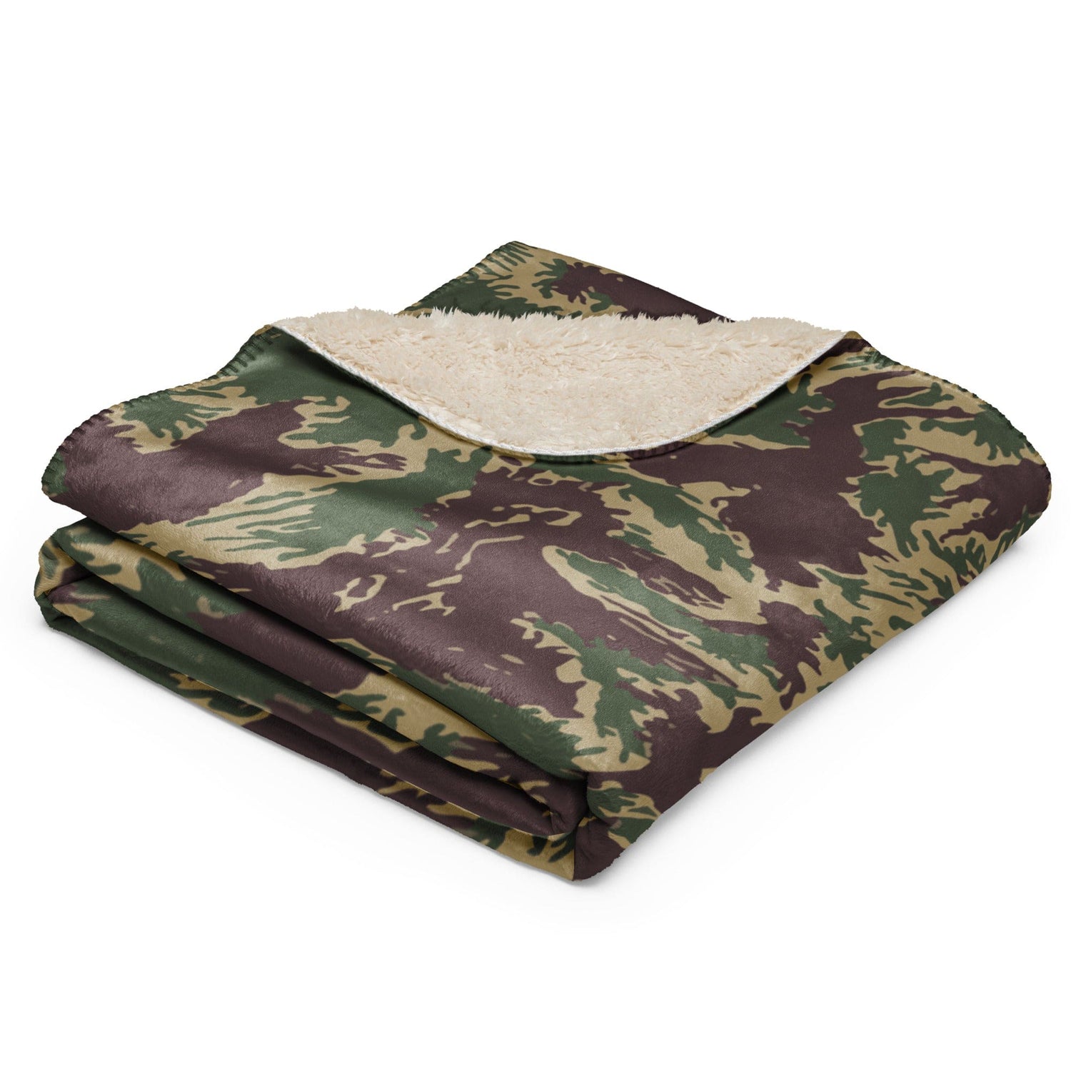 South Vietnamese Starburst CAMO Sherpa blanket - Blankets