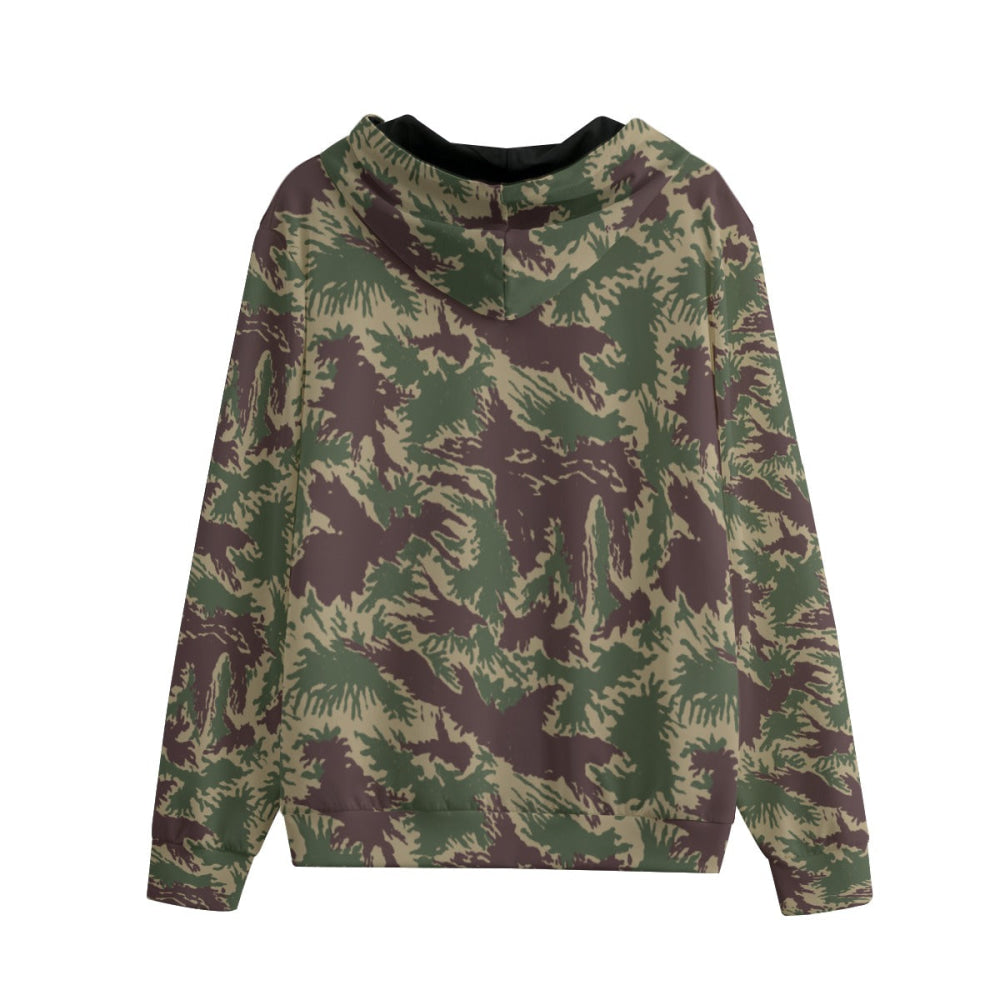 South Vietnamese Starburst CAMO Unisex 100% Cotton Zip Hoodie