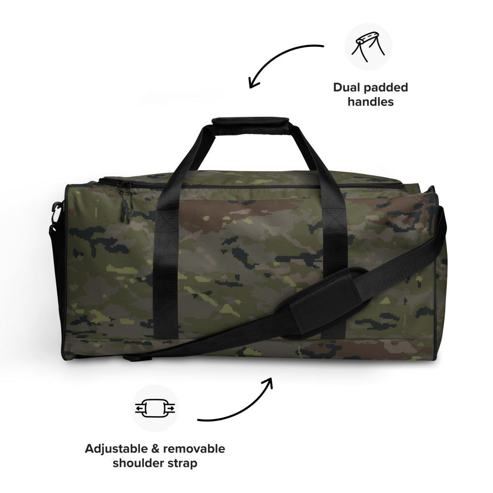 Spanish M09 Ejercito Pixelado Boscoso (Woodland) CAMO Duffle bag - Bag