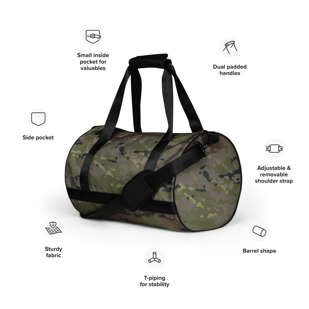 Spanish M09 Ejercito Pixelado Boscoso (Woodland) CAMO gym bag - Gym Bag