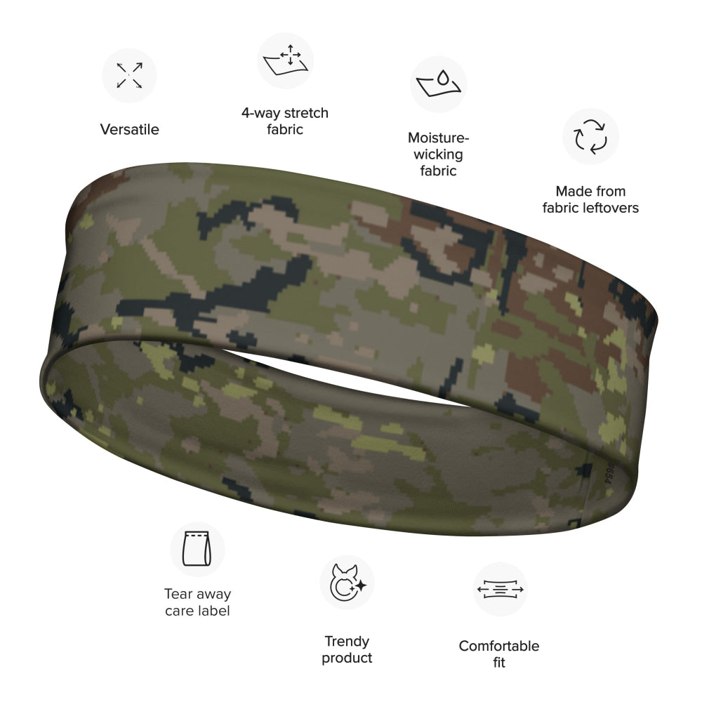 Spanish M09 Ejercito Pixelado Boscoso (Woodland) CAMO Headband - M