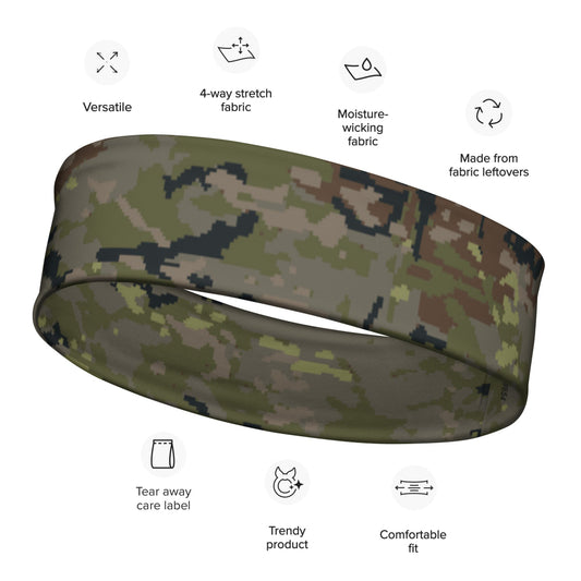 Spanish M09 Ejercito Pixelado Boscoso (Woodland) CAMO Headband - M