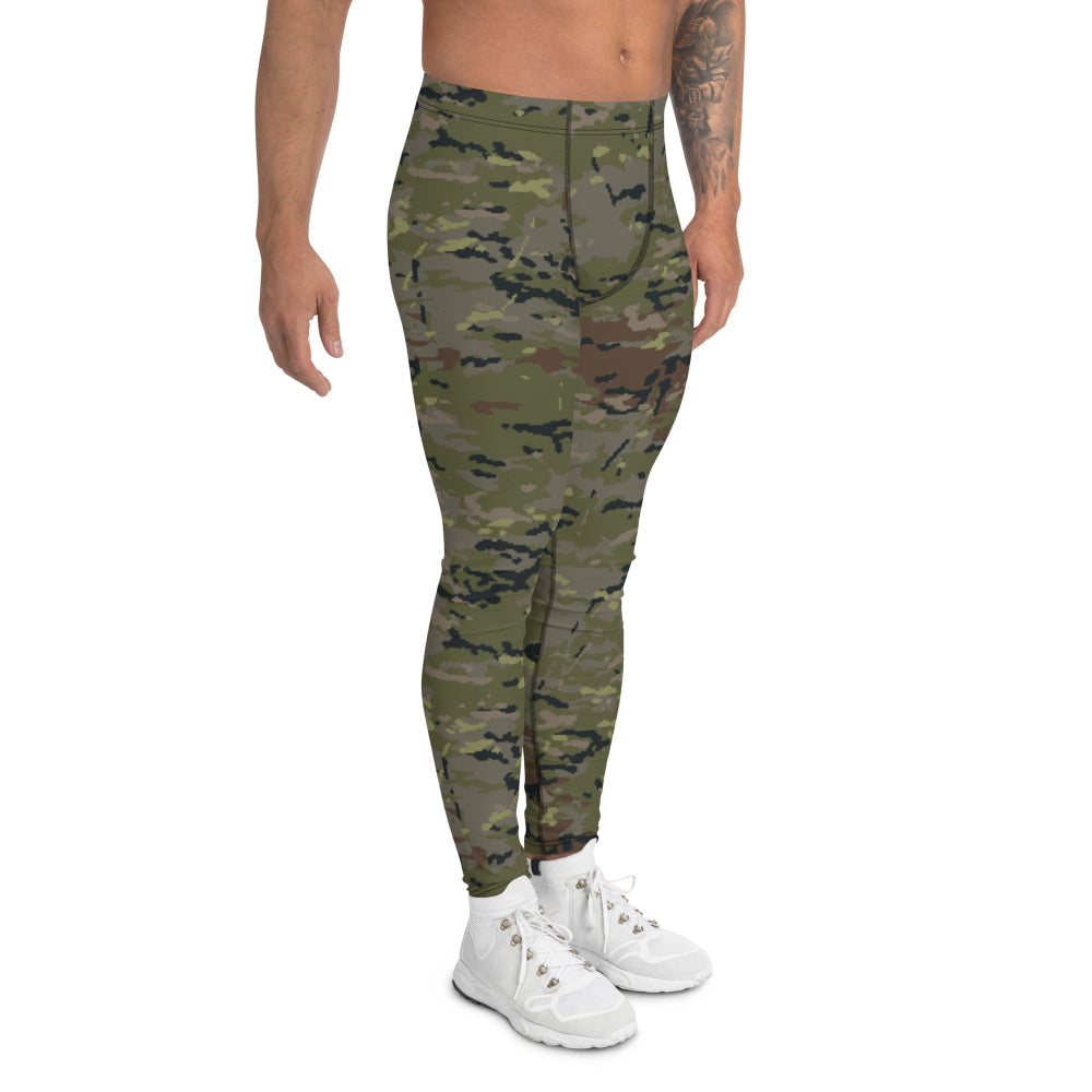 Spanish M09 Ejercito Pixelado Boscoso (Woodland) CAMO Men’s Leggings - Mens