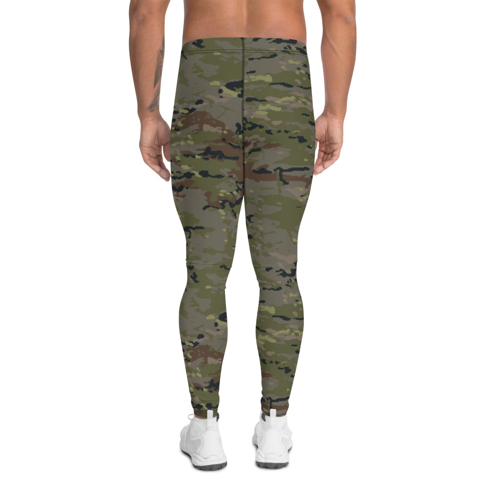 Spanish M09 Ejercito Pixelado Boscoso (Woodland) CAMO Men’s Leggings - Mens