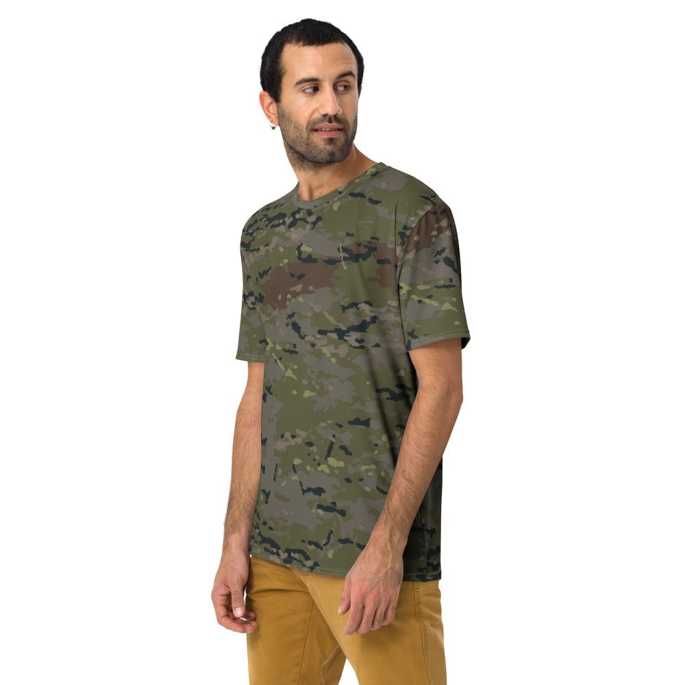 Spanish M09 Ejercito Pixelado Boscoso (Woodland) CAMO Men’s t-shirt - Mens T-Shirt