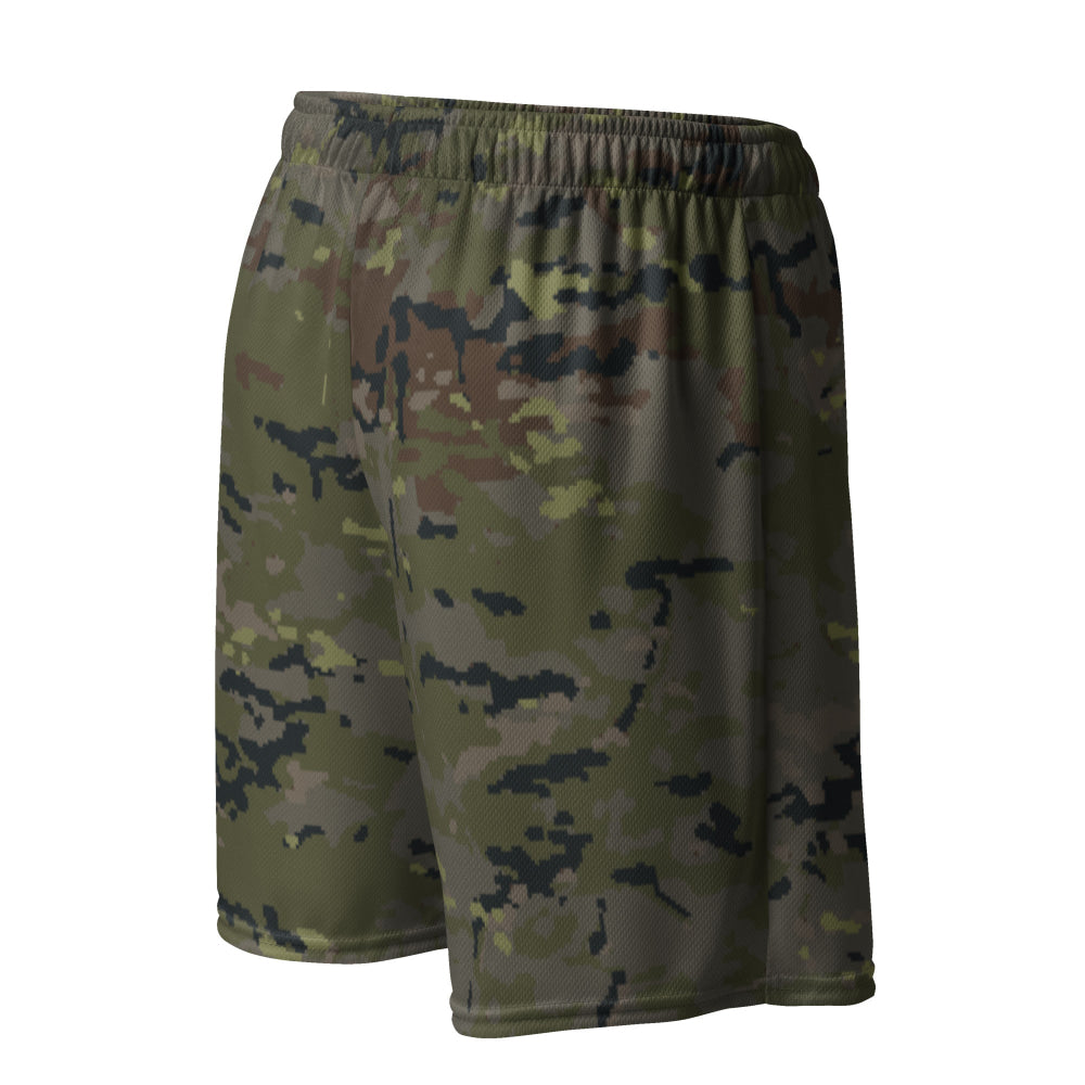 Spanish M09 Ejercito Pixelado Boscoso (Woodland) CAMO Unisex mesh shorts - Mesh Shorts