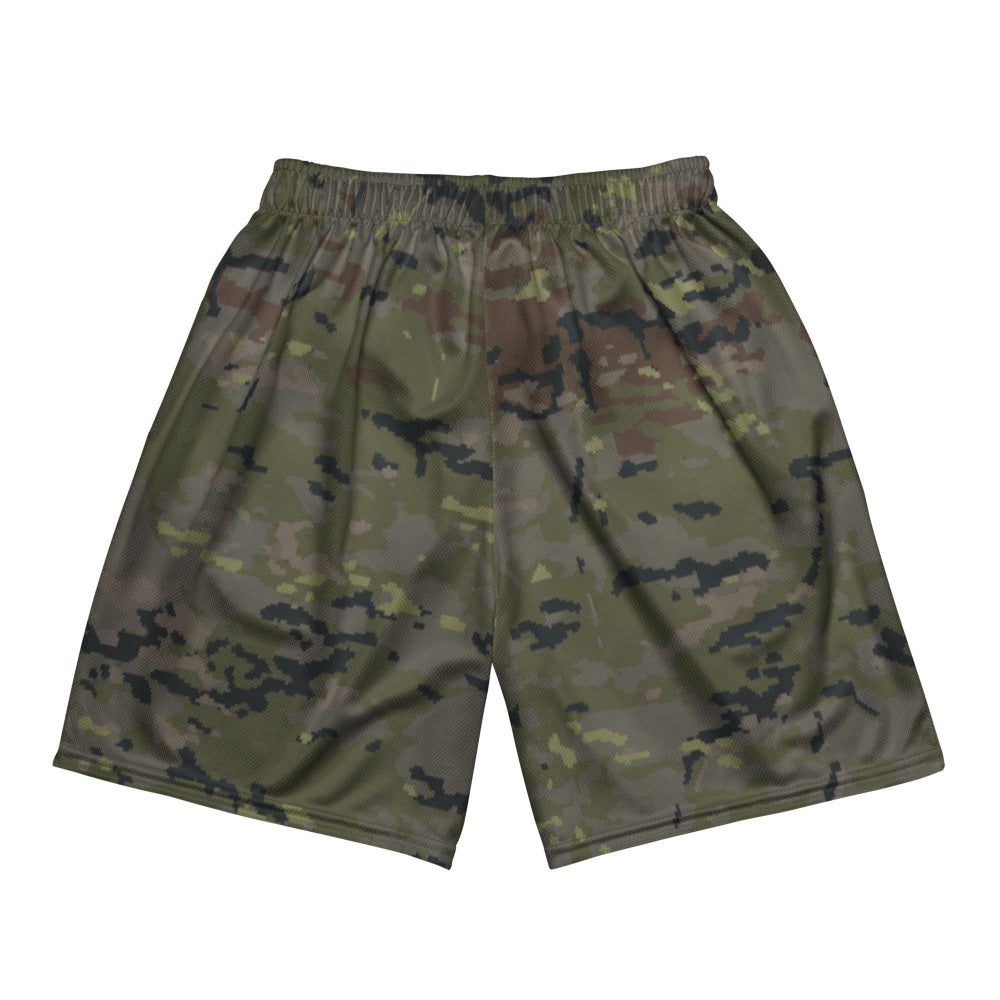 Spanish M09 Ejercito Pixelado Boscoso (Woodland) CAMO Unisex mesh shorts - Mesh Shorts