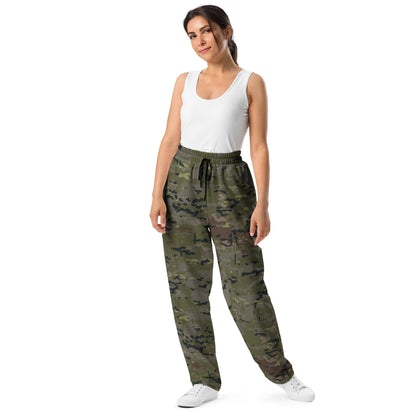 Spanish M09 Ejercito Pixelado Boscoso (Woodland) CAMO Wide-leg joggers - Unisex Joggers