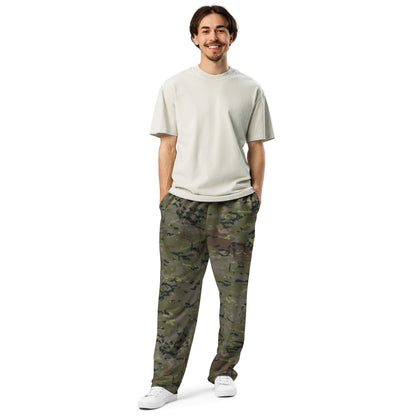 Spanish M09 Ejercito Pixelado Boscoso (Woodland) CAMO Wide-leg joggers - Unisex Joggers