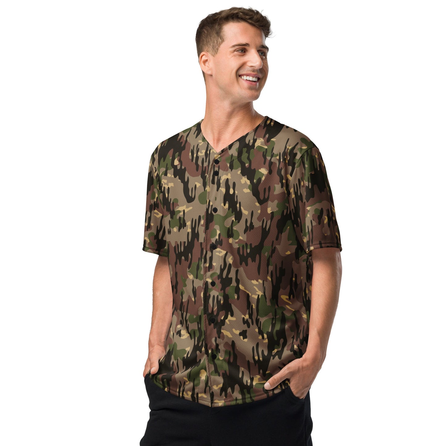 Spanish Rocosos Guerrillero CAMO baseball jersey - Baseball Jerseys