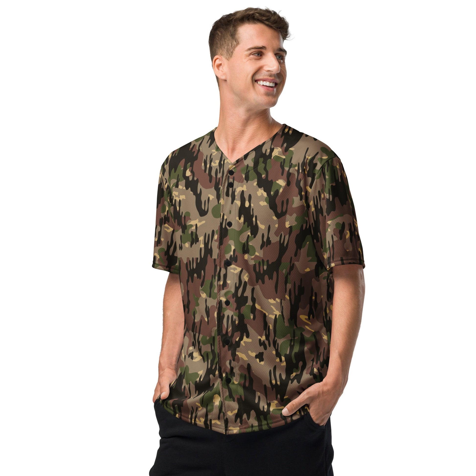 Spanish Rocosos Guerrillero CAMO baseball jersey - Baseball Jerseys