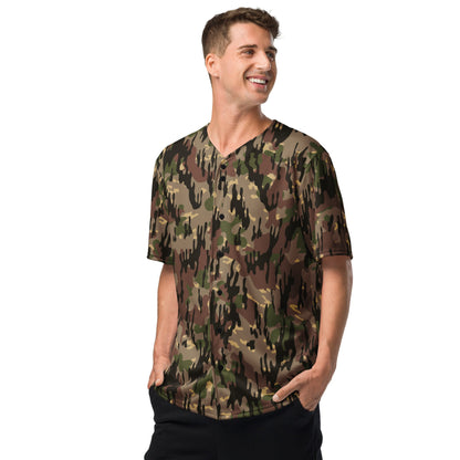 Spanish Rocosos Guerrillero CAMO baseball jersey - Baseball Jerseys
