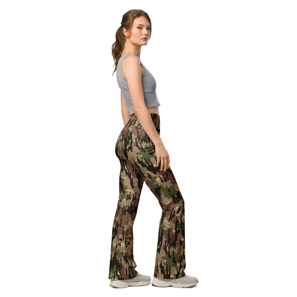 Spanish Rocosos Guerrillero CAMO Flare leggings - Womens Leggings