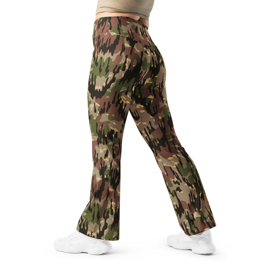 Spanish Rocosos Guerrillero CAMO Flare leggings - 2XS - Womens Leggings