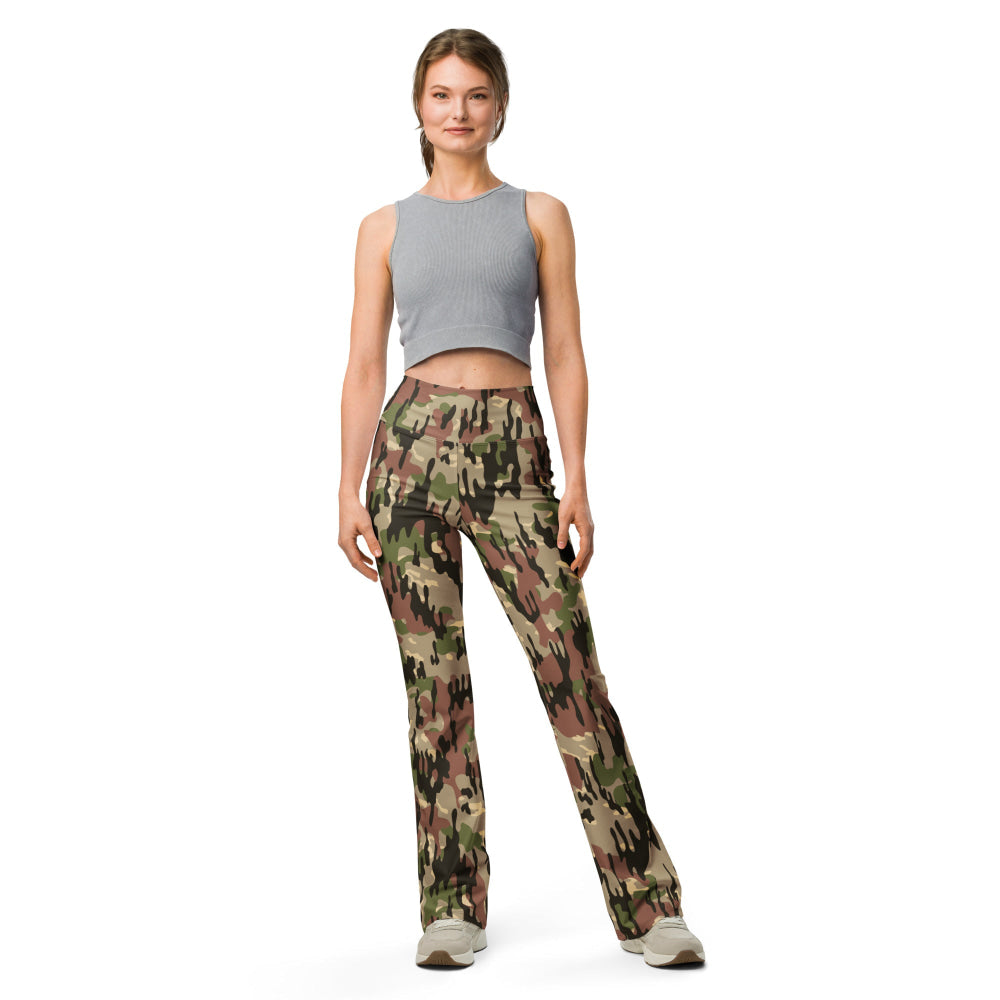 Spanish Rocosos Guerrillero CAMO Flare leggings - Womens Leggings