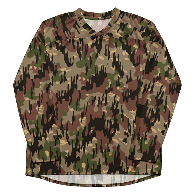 Rocosos Spanish Guerrillero CAMO Unisex Hockey Fan Jersey