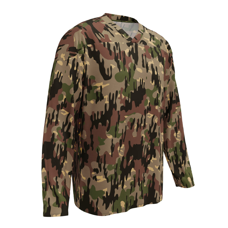 Rocosos Spanish Guerrillero CAMO Unisex Hockey Fan Jersey