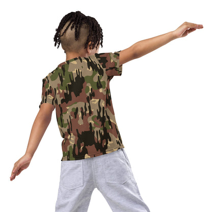 Spanish Rocosos Guerrillero CAMO Kids crew neck t-shirt - Crew Neck T-shirt