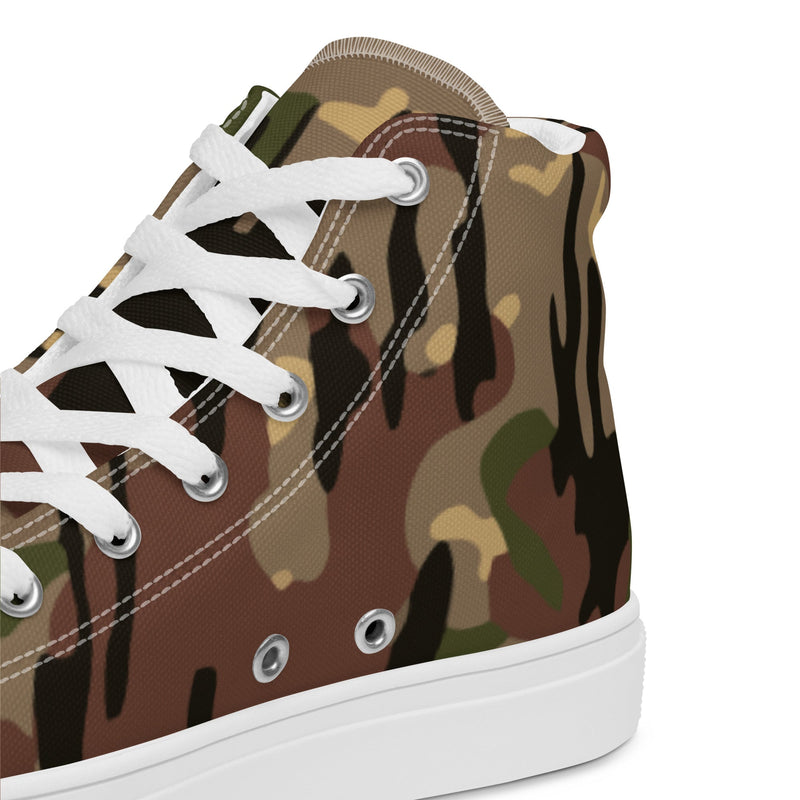 Rocosos Spanish Guerrillero CAMO Mens High-Top Canvas Shoes