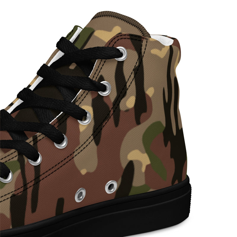 Rocosos Spanish Guerrillero CAMO Mens High-Top Canvas Shoes