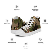 Rocosos Spanish Guerrillero CAMO Mens High-Top Canvas Shoes