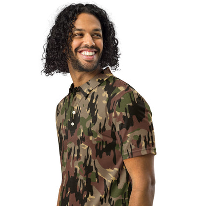 Spanish Rocosos Guerrillero CAMO Men’s slim fit polo - Mens Slim Fit Polo