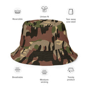 Rocosos Spanish Guerrillero CAMO Reversible Bucket Hat - Head