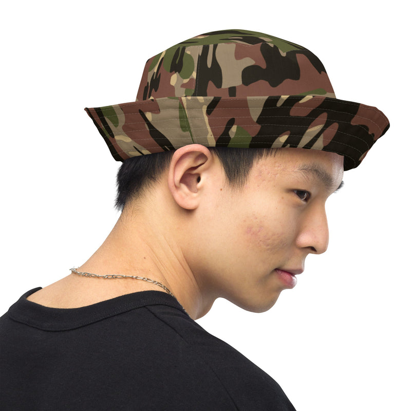 Rocosos Spanish Guerrillero CAMO Reversible Bucket Hat - Head