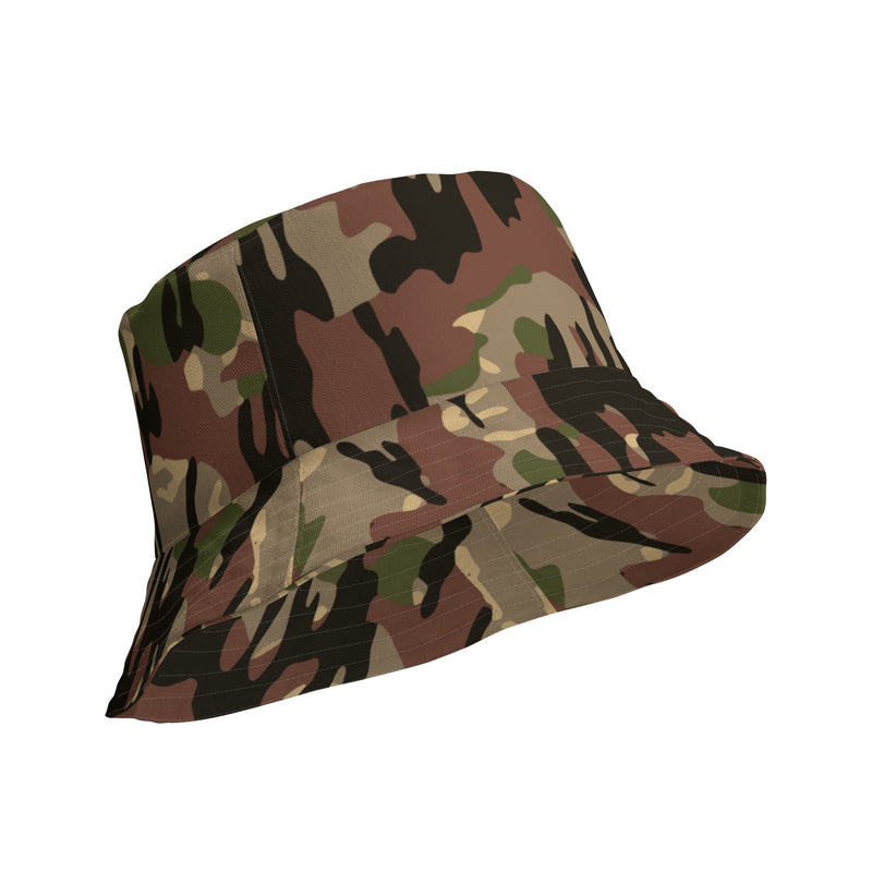 Rocosos Spanish Guerrillero CAMO Reversible Bucket Hat - Head
