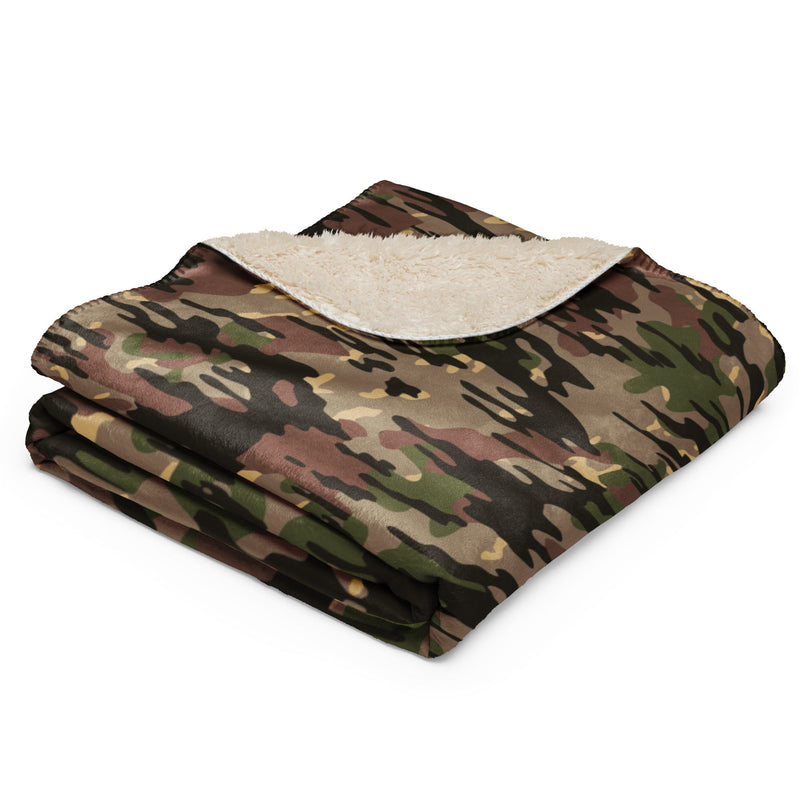 Rocosos Spanish Guerrillero CAMO Sherpa Blanket