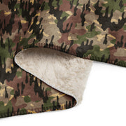 Rocosos Spanish Guerrillero CAMO Sherpa Blanket
