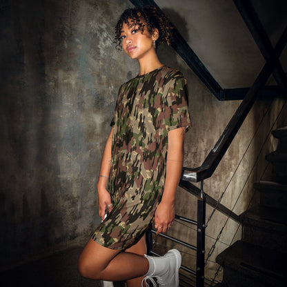 Spanish Rocosos Guerrillero CAMO T-shirt dress - 2XS - Womens T-Shirt Dress