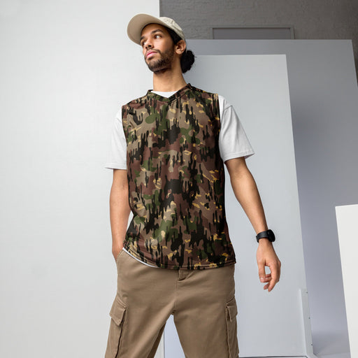 Rocosos Spanish Guerrillero CAMO Unisex Basketball Jersey - 2XS