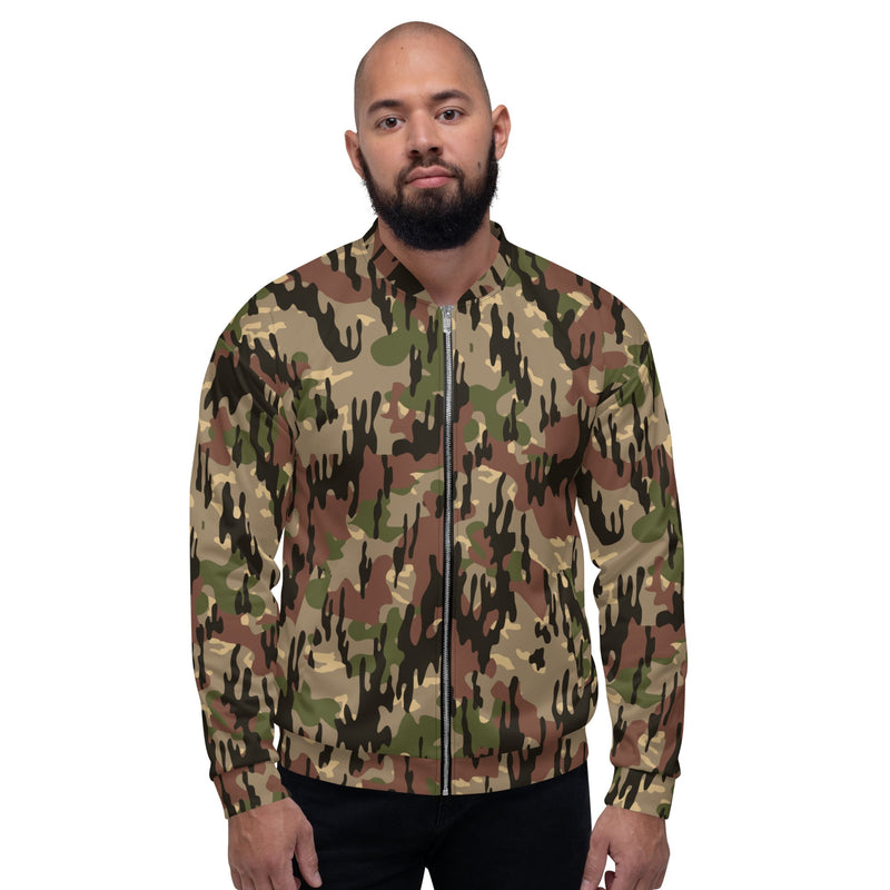 Rocosos Spanish Guerrillero CAMO Unisex Bomber Jacket