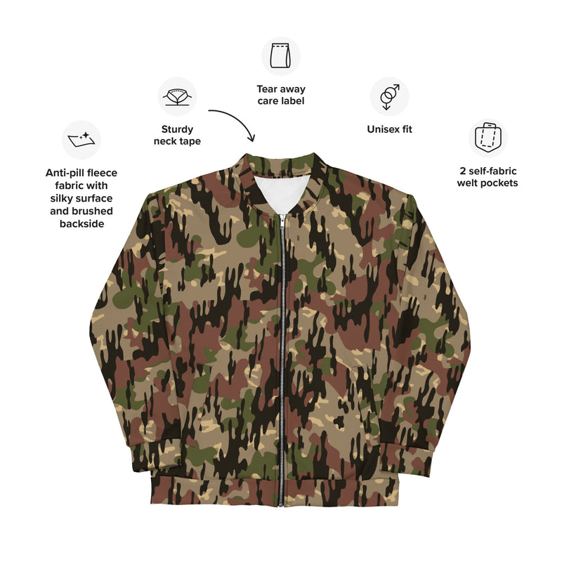 Rocosos Spanish Guerrillero CAMO Unisex Bomber Jacket