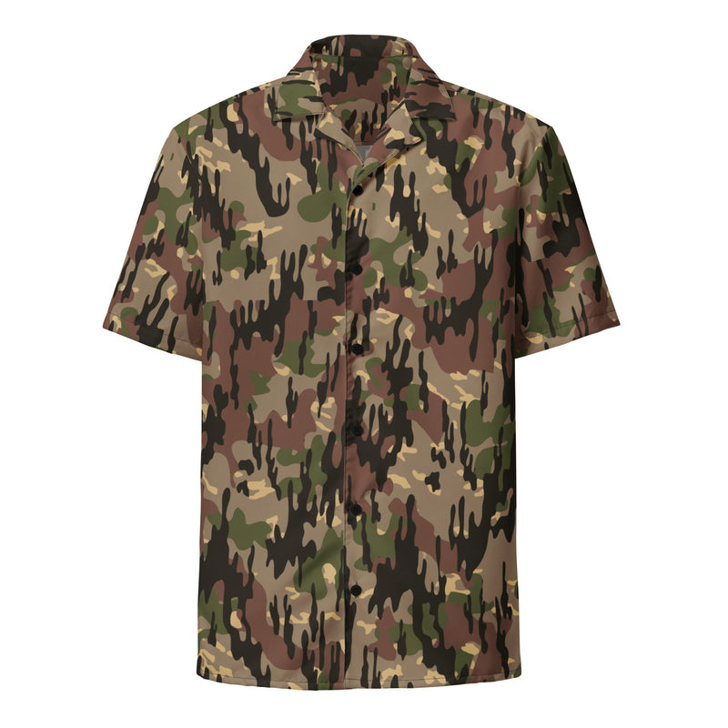 Rocosos Spanish Guerrillero CAMO Unisex Short-Sleeve Button Shirt - Button-Up