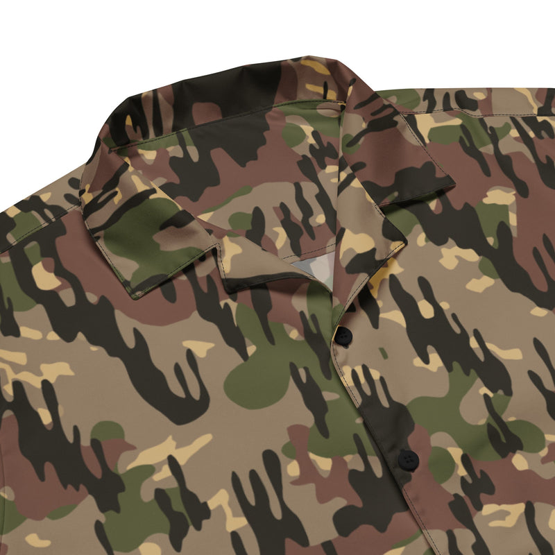 Rocosos Spanish Guerrillero CAMO Unisex Short-Sleeve Button Shirt - Button-Up