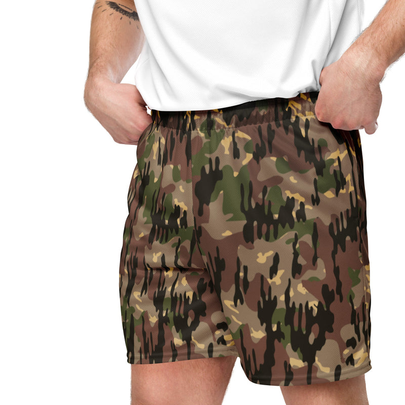 Rocosos Spanish Guerrillero CAMO Unisex Mesh Shorts