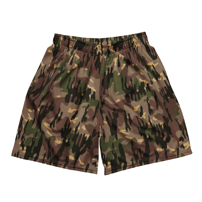 Rocosos Spanish Guerrillero CAMO Unisex Mesh Shorts - 2XS
