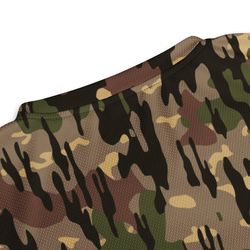 Rocosos Spanish Guerrillero CAMO Unisex Sports Jersey