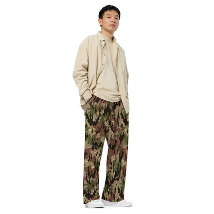 Spanish Rocosos Guerrillero CAMO unisex wide-leg pants - Unisex Wide-Leg Pants