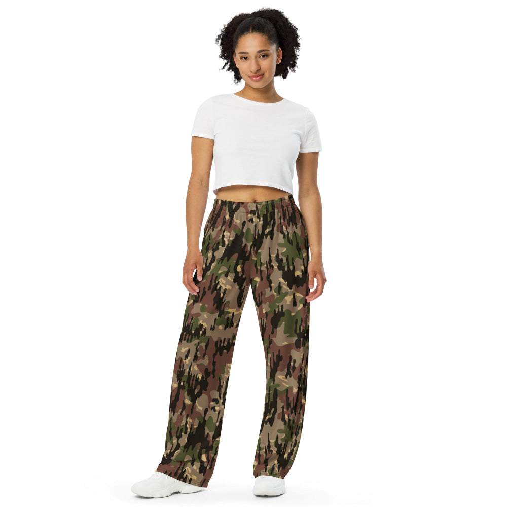 Spanish Rocosos Guerrillero CAMO unisex wide-leg pants - Unisex Wide-Leg Pants