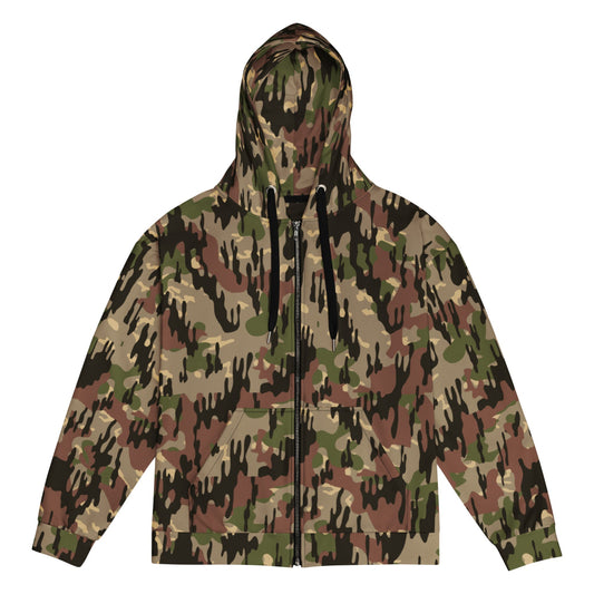 Spanish Rocosos Guerrillero CAMO Unisex zip hoodie - 2XS - Zip Hoodie